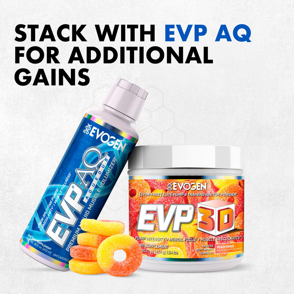 Evogen EVP-3D creatine hydration blend for hydration and muscle volume