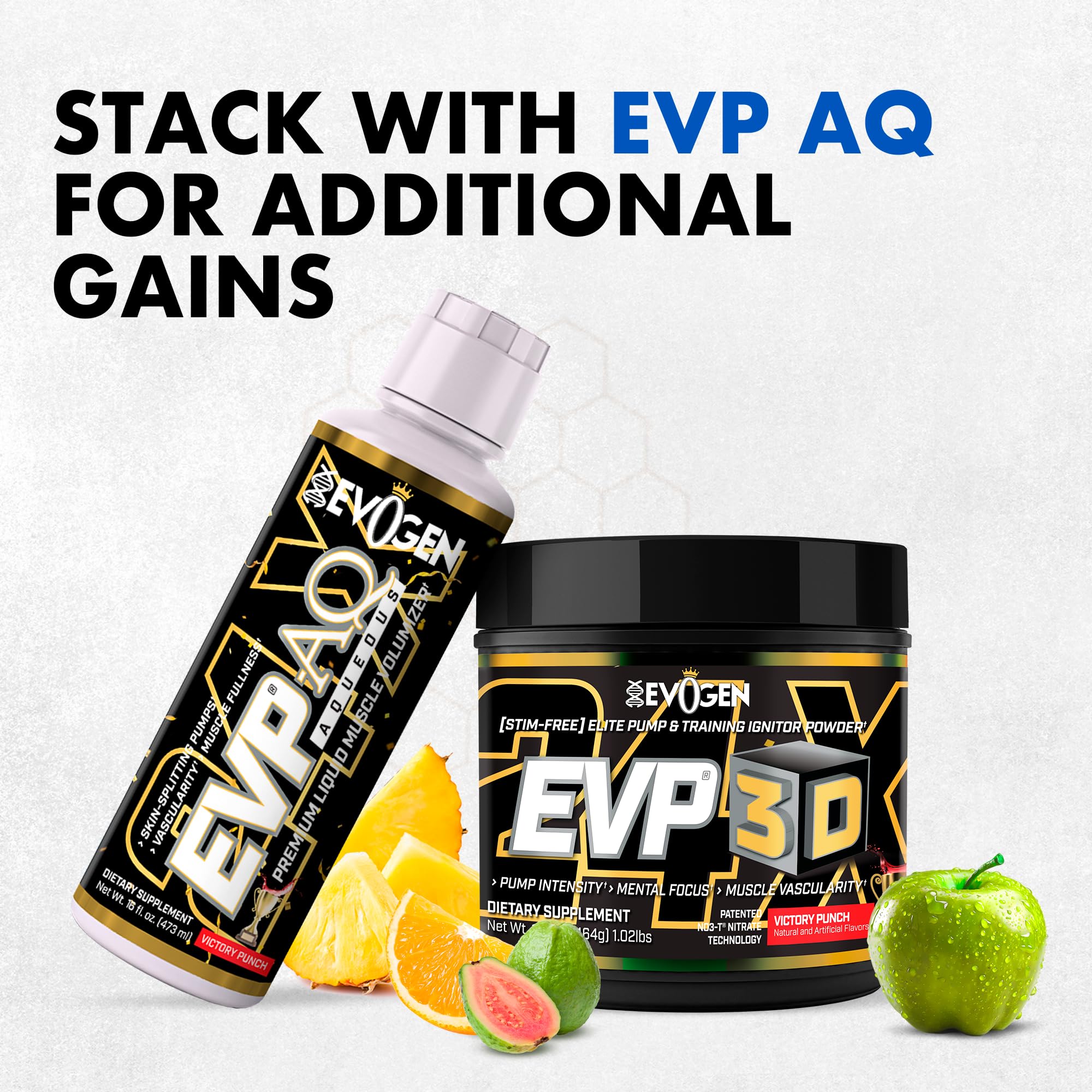 Creatine monohydrate with coconut water aids hydration and volume.