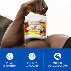 Evogen EVP Xtreme NO athlete training conveys focus and endurance potential