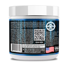 Blueberry Apple flavor label on Evogen bottle for tasty preworkouts.