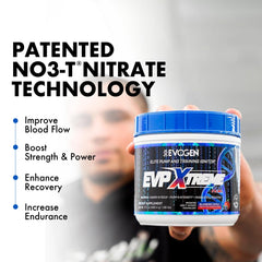 Evogen EVP Xtreme NO evokes bold focus and energy for intense sessions.