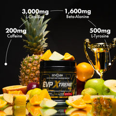 Evogen EVP Xtreme NO Hany Rambod design: pro creator behind formula.