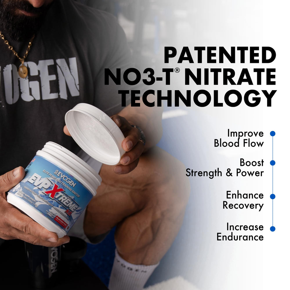 Powder shaken in a glass with Evogen EVP Xtreme NO for a smooth mix