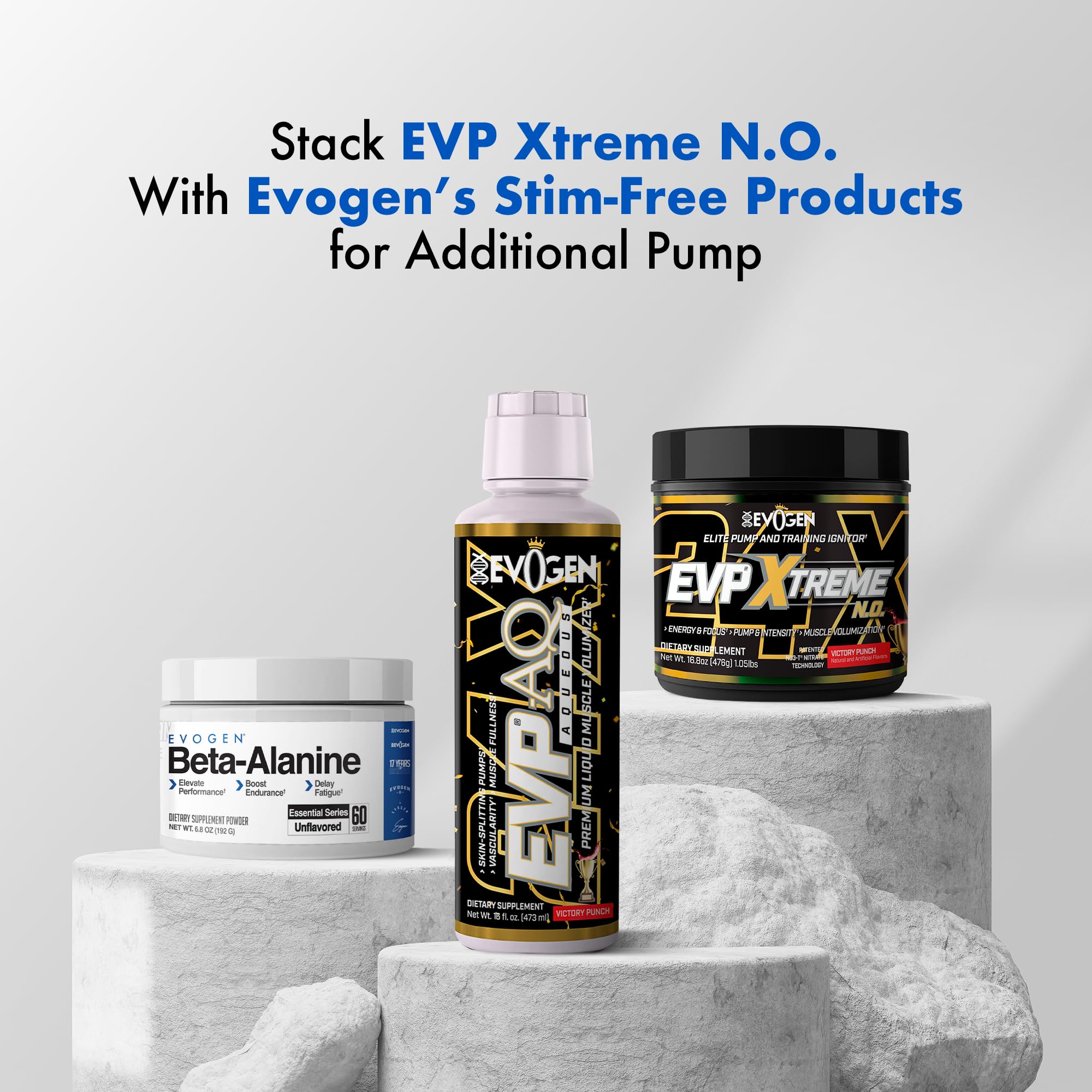 Evogen EVP Xtreme NO serving scoop: easy measurement for consistent doses.