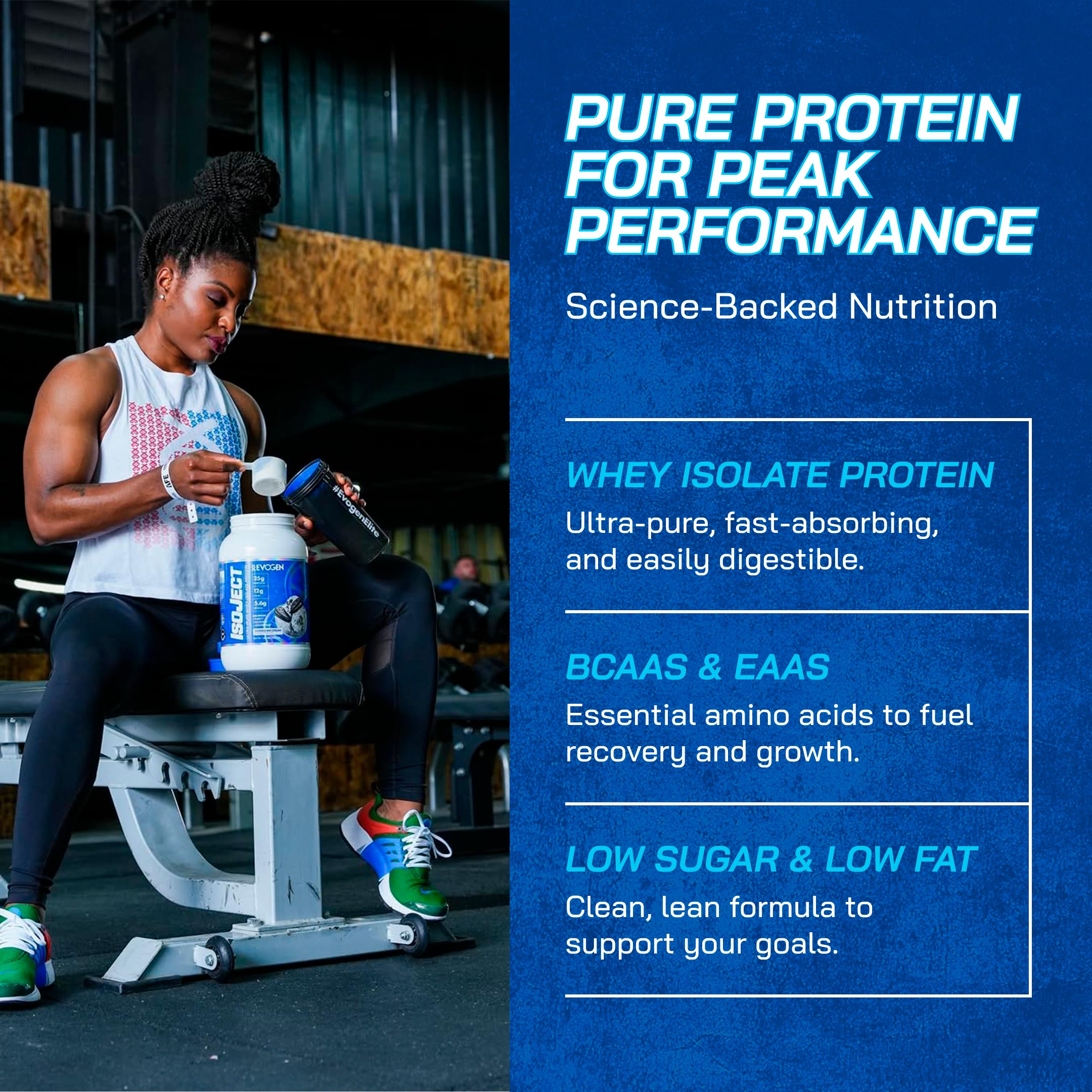 Isoject with BCAAs and EAAs supports recovery and training readiness