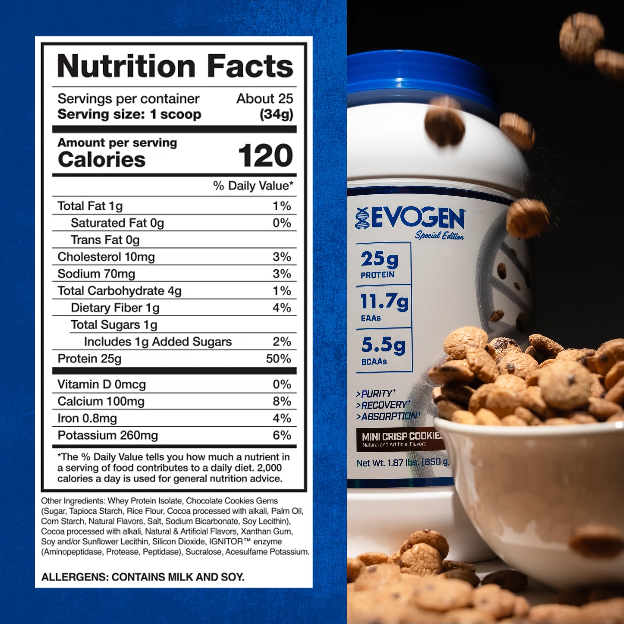 Evogen Isoject clean nutrition with no fillers for shakes or recipes