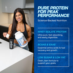 Evogen Isoject ingredients label emphasizes Ignitor enzymes and complete amino acids.