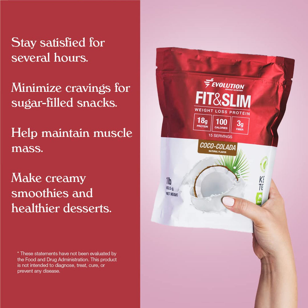Prepared shake from Evolution Advance Fit and Slim Blend in a glass.