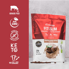 Coffee shake in glass showcases Frappullicious Coffee flavor and natural sweetness.