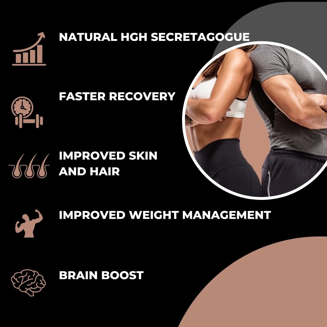Evolve Nutraceuticals HGH Booster label closeup showing ingredient blend