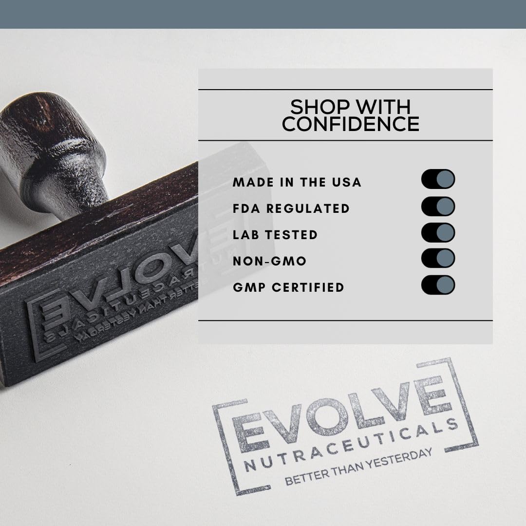Evolve Nutraceuticals HGH Booster packaging on shelf for easy purchase