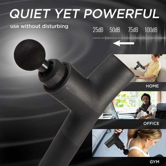 EXELLEON massage gun heads array for targeted muscle work across groups