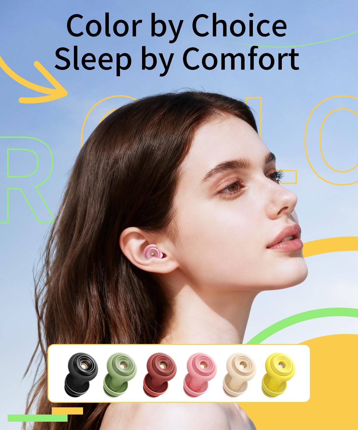 EXOVOW noise reduction aids snoring and flight comfort during travel