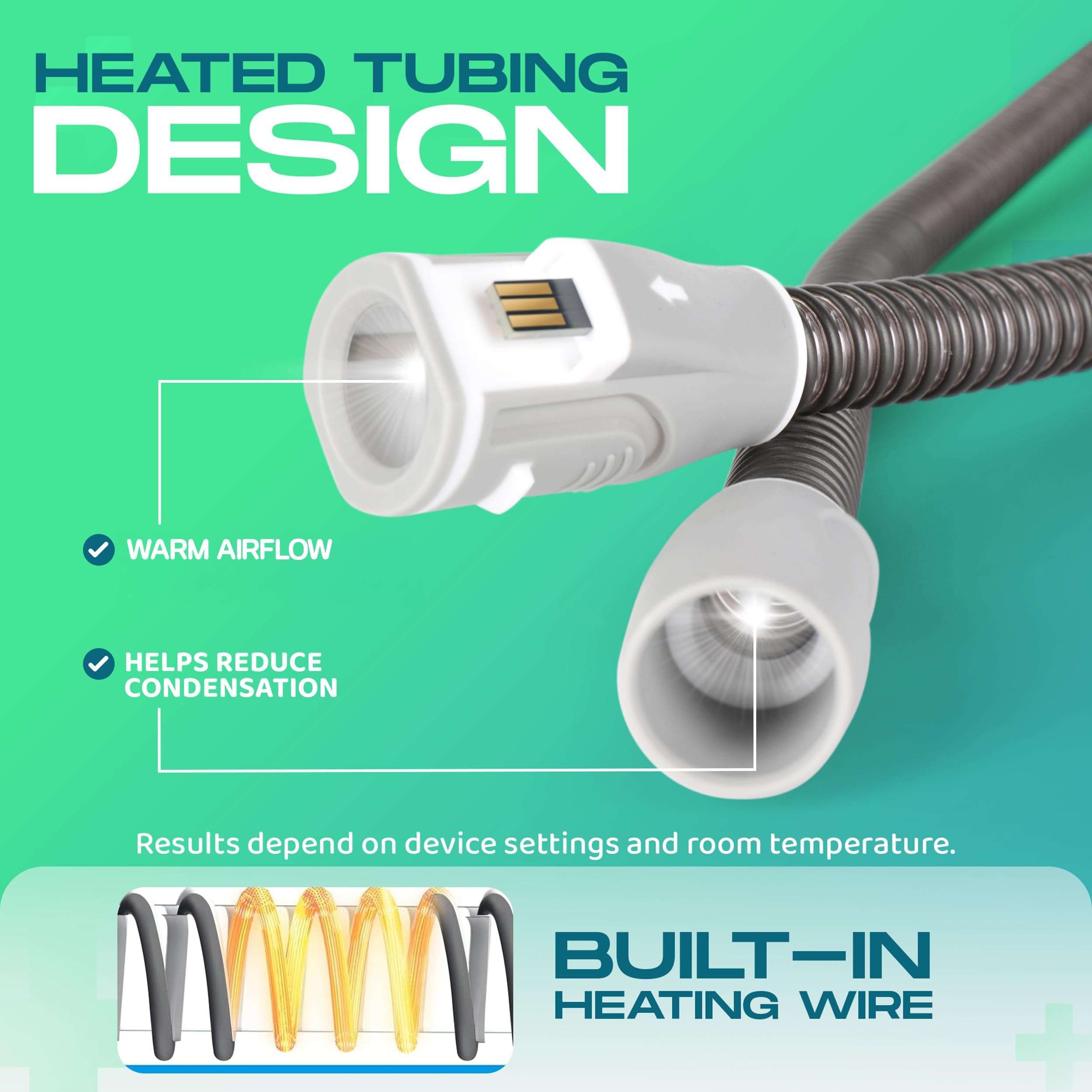 Expanza AirSense 10 tubing in 6 ft length for bedside setup