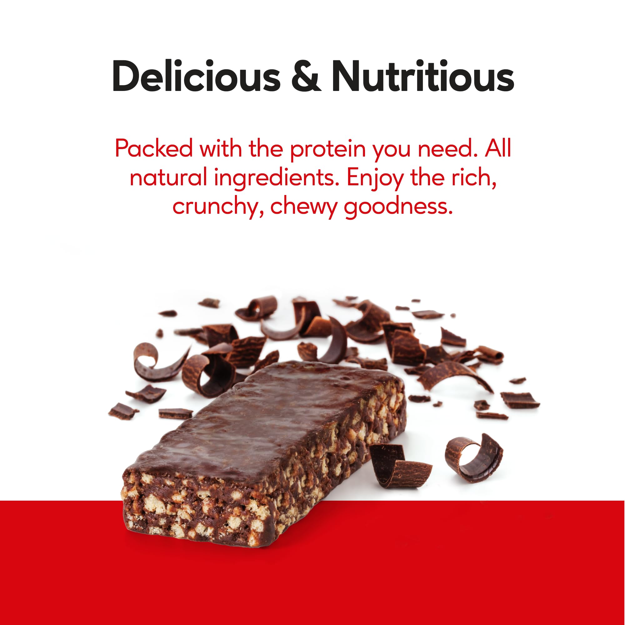Extend Bar bite shot — chocolatey flavor and protein boost in one bite.