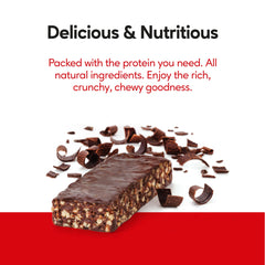 Extend Bar bite shot — chocolatey flavor and protein boost in one bite.