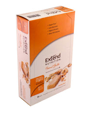 Athlete with Extend Bar Peanut Butter Sugar-Free Protein Bar during training