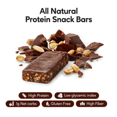 Extend Bar on shelf demonstrates convenient gluten-free snack for balanced energy.
