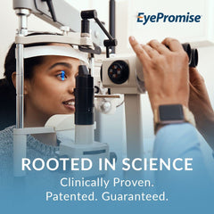 EyePromise EZ Tears turmeric root extract panel suggesting anti-inflammatory support for eyes.
