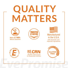 EyePromise Zeaxanthin & Lutein packaging display highlights 90-day supply for easy routine