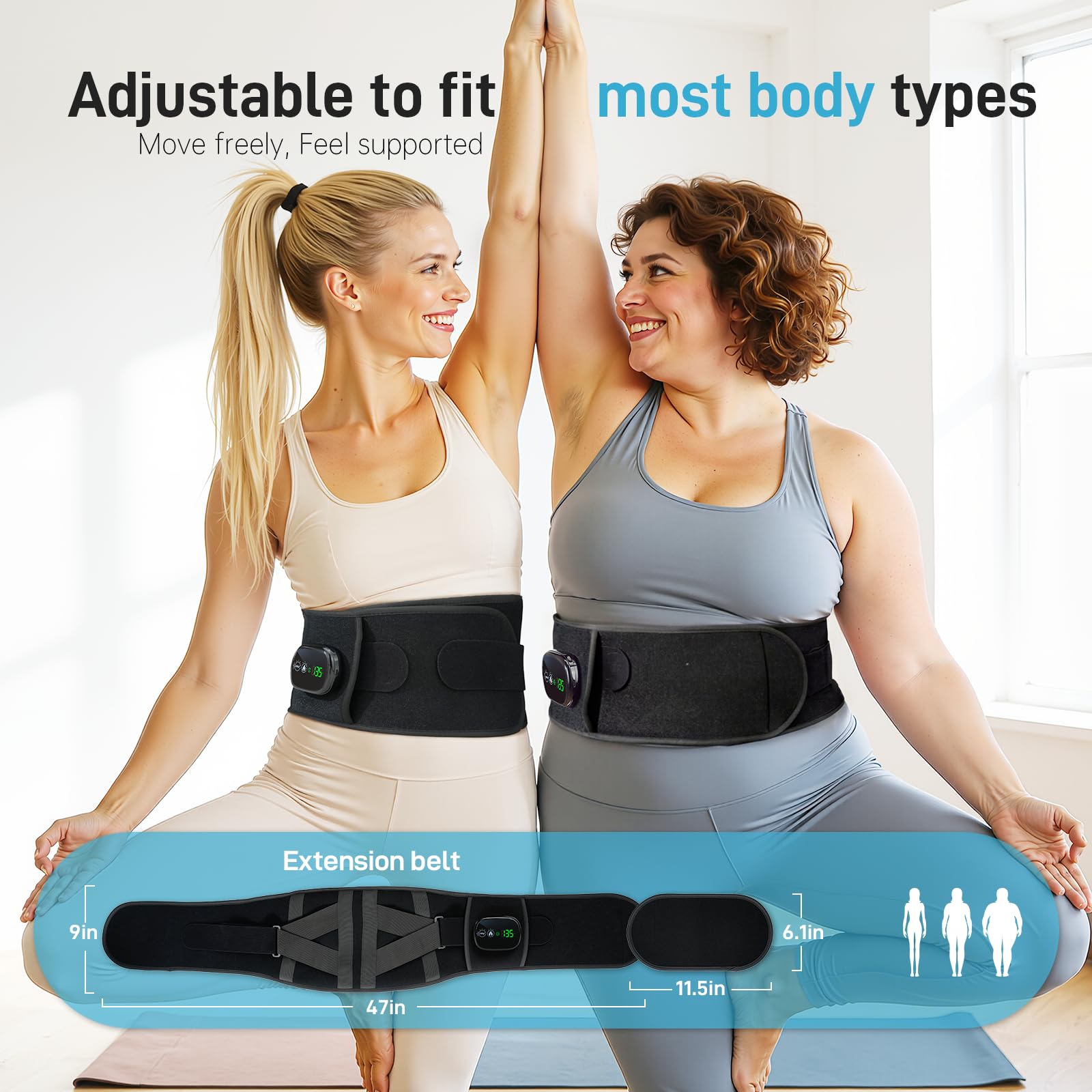 Eyomo deep relaxation warmth with gentle vibration for soothing downtime.