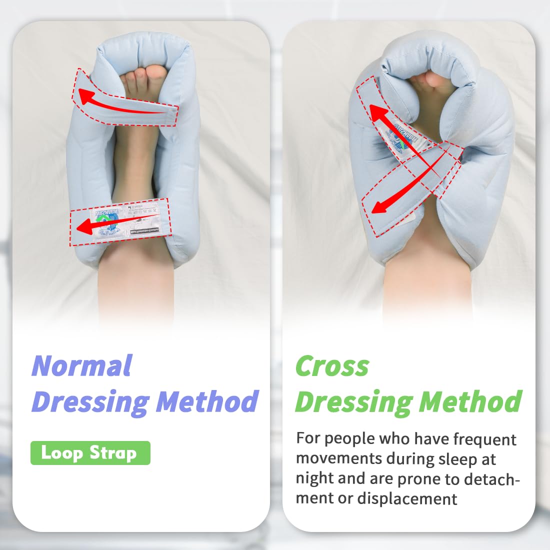 EZ Assistive heel protector machine washable for easy cleanup after wear.