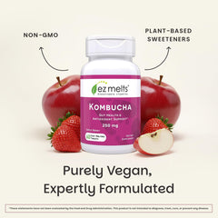 EZ Melts packaging emphasizes allergen-free and clean label.