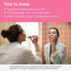 EZ Melts Biotin supports energy metabolism during active days.