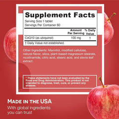 EZ Melts CoQ10 heart-health bottle shown for daily cardiovascular support