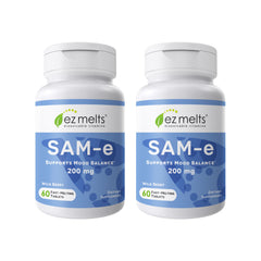 EZ Melts SAM-e 200 mg dissolvable tablet ready to melt on tongue for quick support