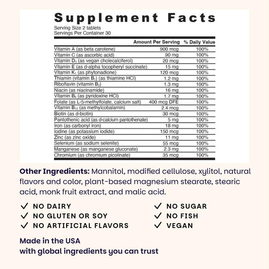 EZ Melts dissolving tablet on tongue for fast, water-free intake.