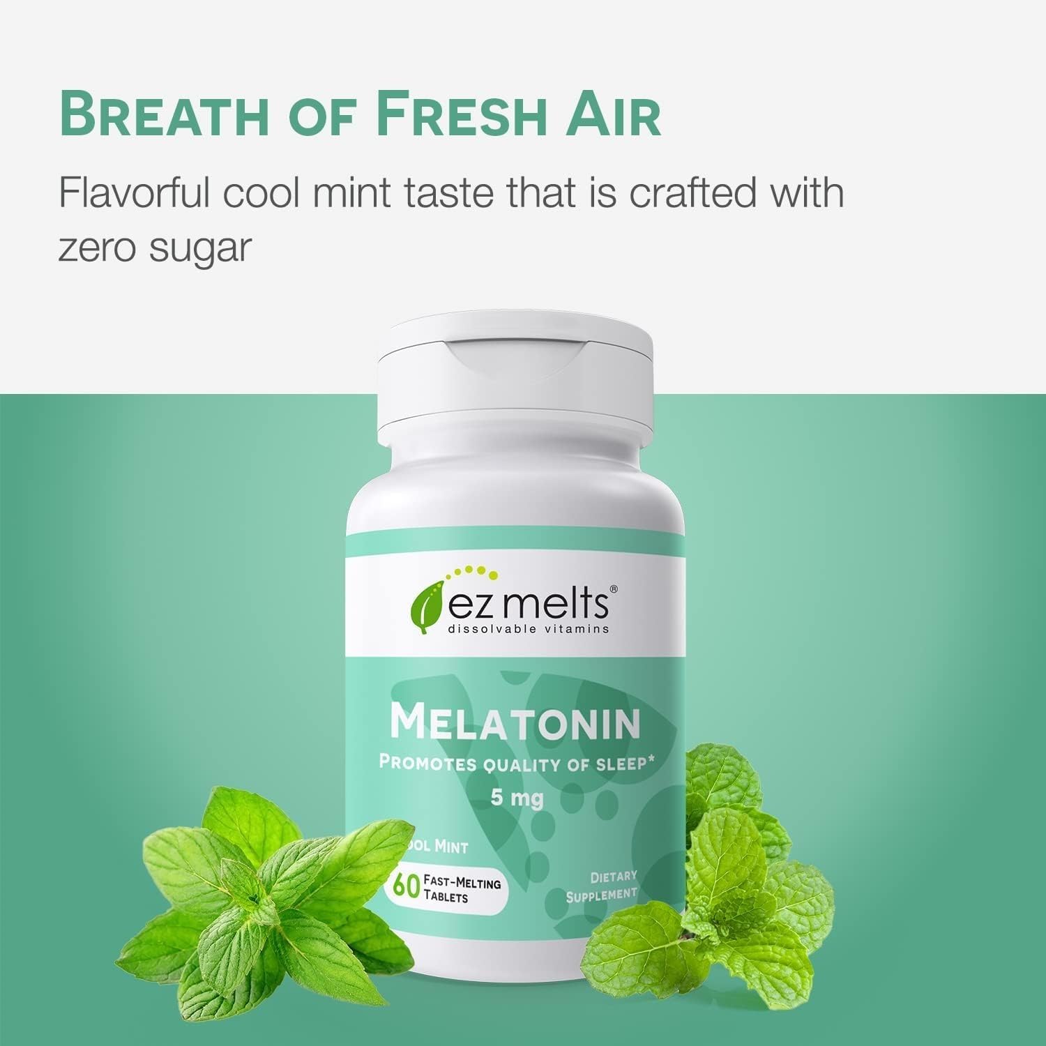 EZ Melts Melatonin fits your nighttime routine for calmer evenings.