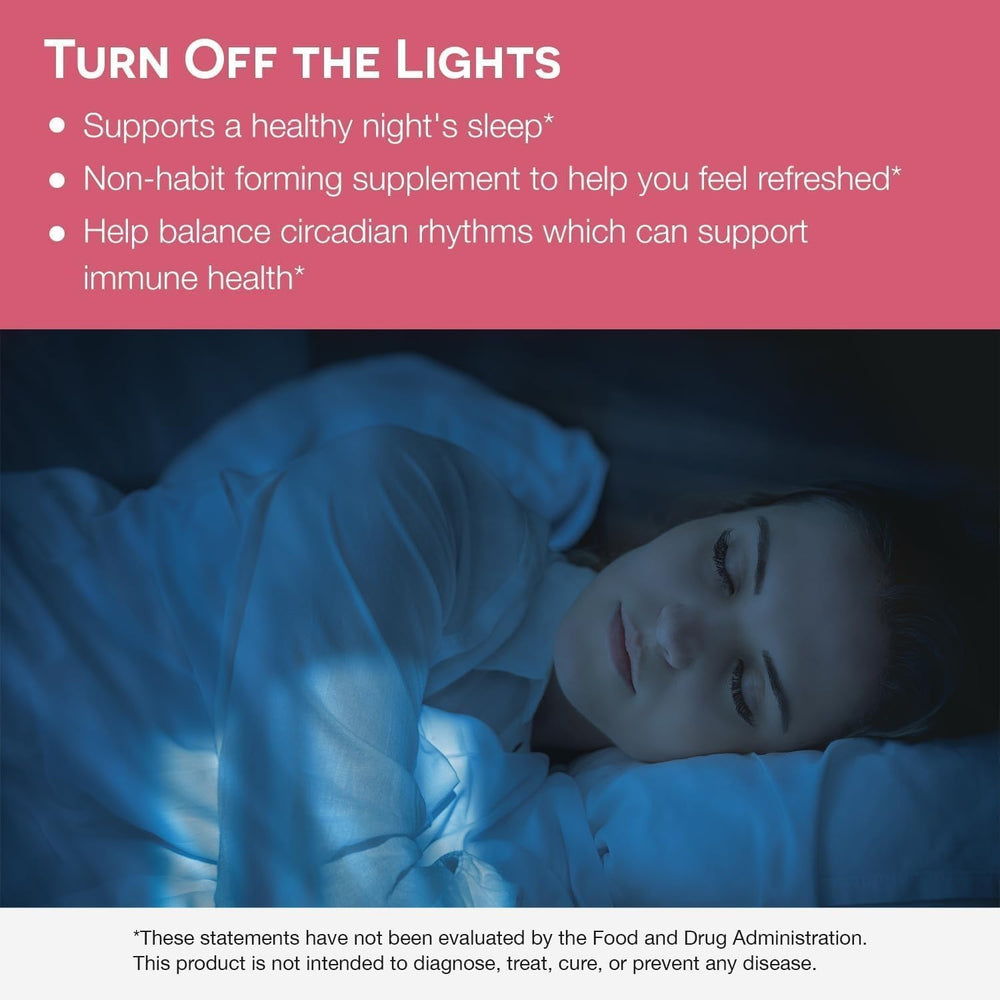 EZ Melts Melatonin strawberry flavor supports a tasty bedtime routine.