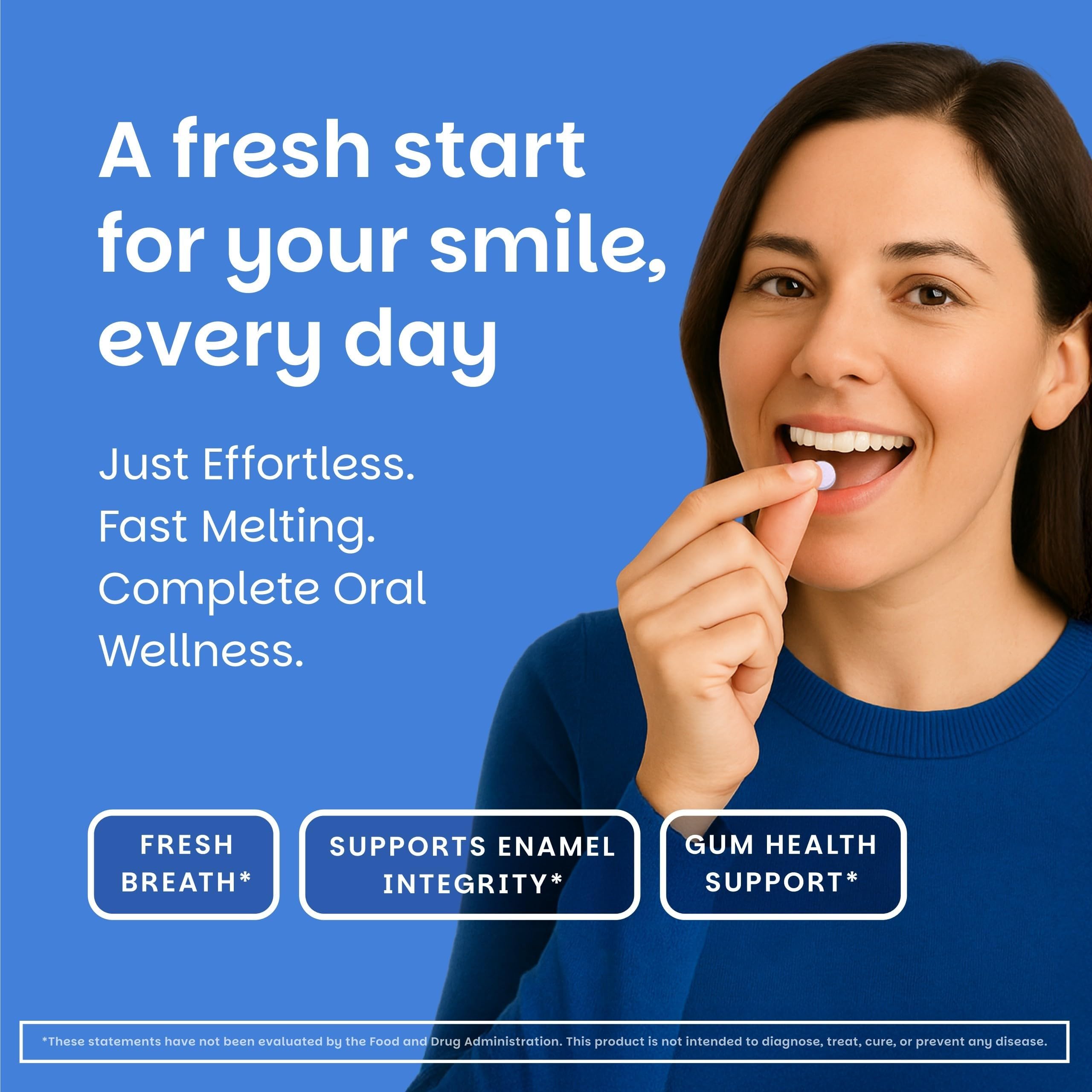 EZ Melts Oral Health Complete gum health support for everyday care