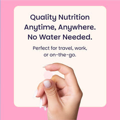 EZ Melts packaging-foil-seal highlights freshness and non-GMO features.