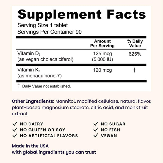 EZ Melts tablet dissolves on tongue for convenient fast-acting vegan supplement.