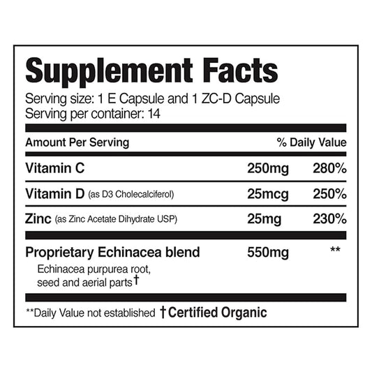 EZC Pak 5-Day dosing plans for a clear taper routine