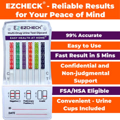 EZCHECK results window shows clear line status at a glance