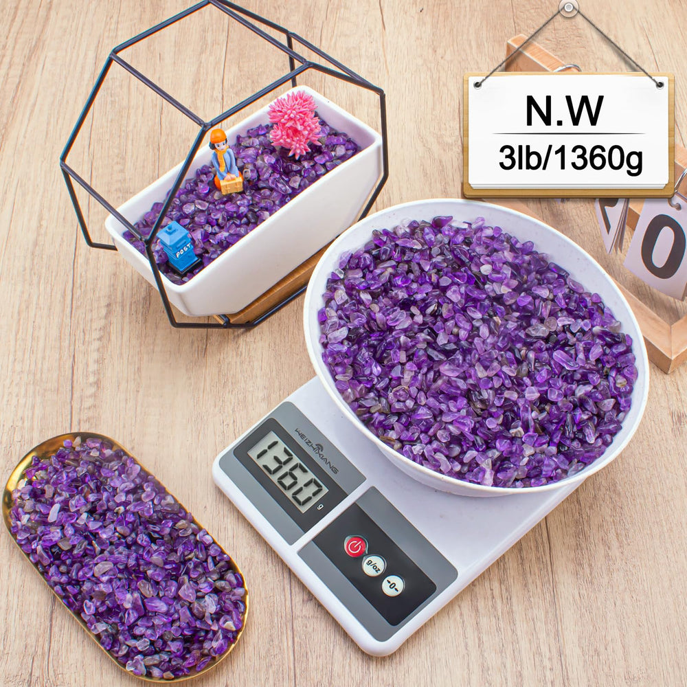 EZEELAI amethyst rocks brighten room decor and ambience