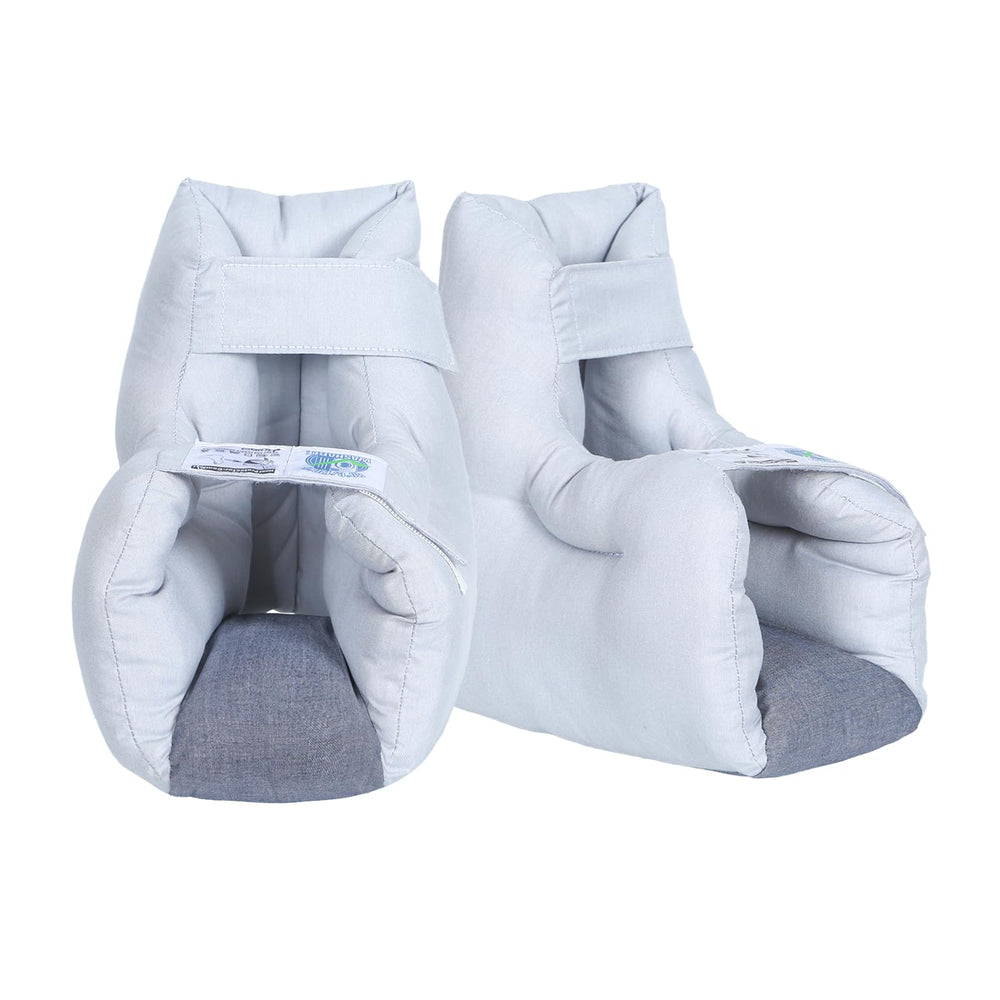 EZSLINGGLIDE heel protector open design supports comfortable suspension and easy wound inspection.