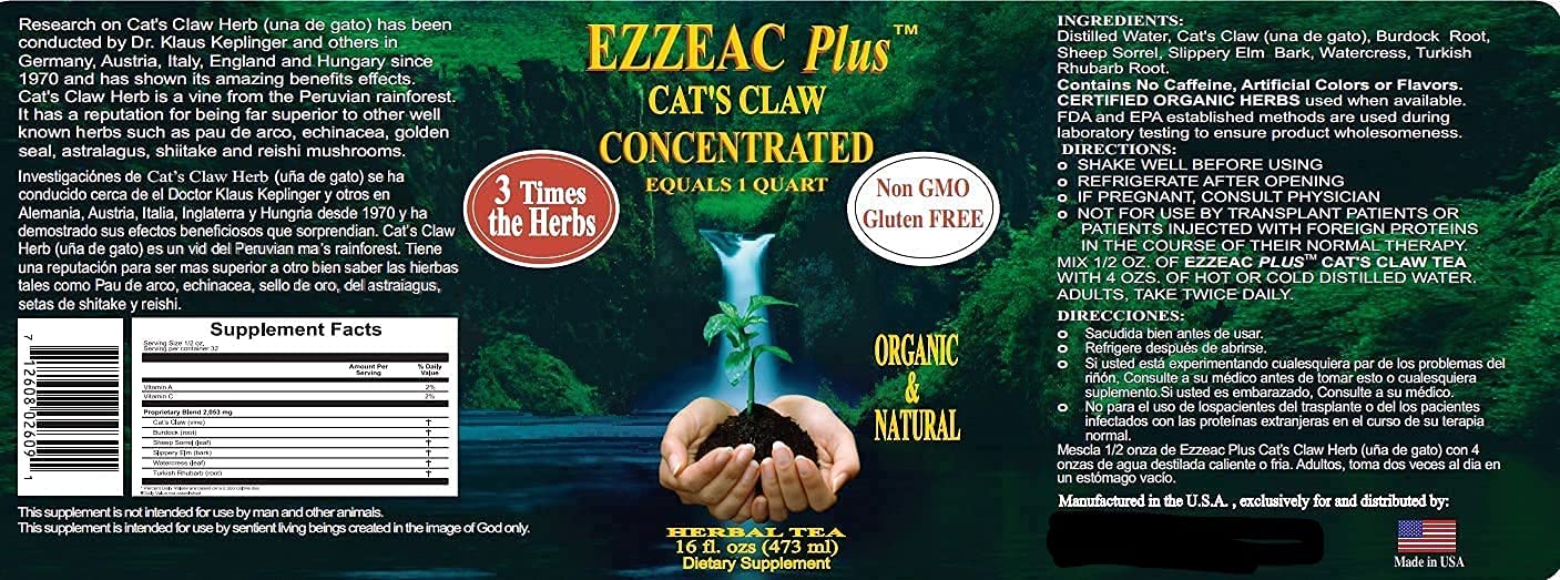Ezzeac Plus tea steeping process—careful 24-hour extraction for potency.