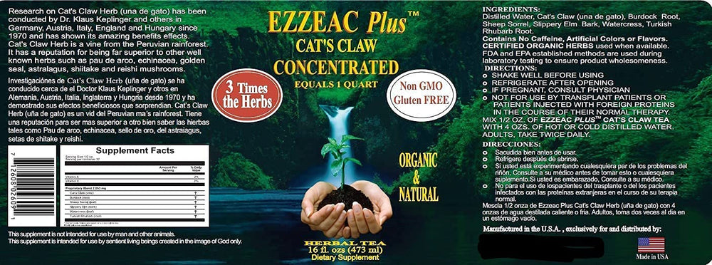 Ezzeac Plus tea steeping process—careful 24-hour extraction for potency.