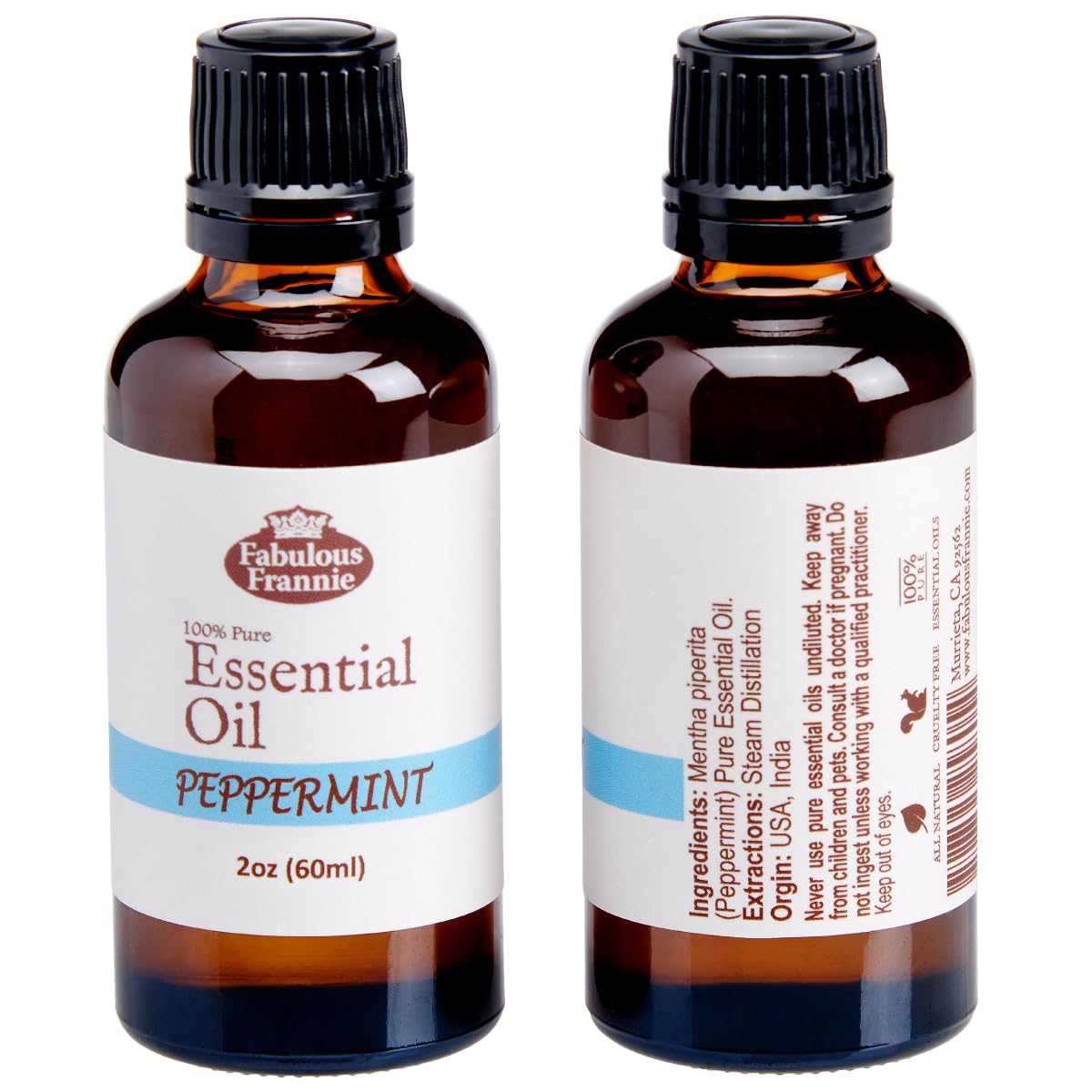 Peppermint oil diffuser scene featuring Fabulous Frannie for uplifting aroma