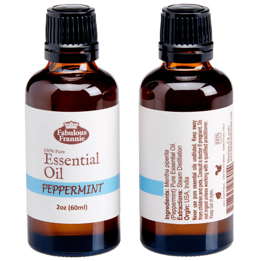 Peppermint oil diffuser scene featuring Fabulous Frannie for uplifting aroma