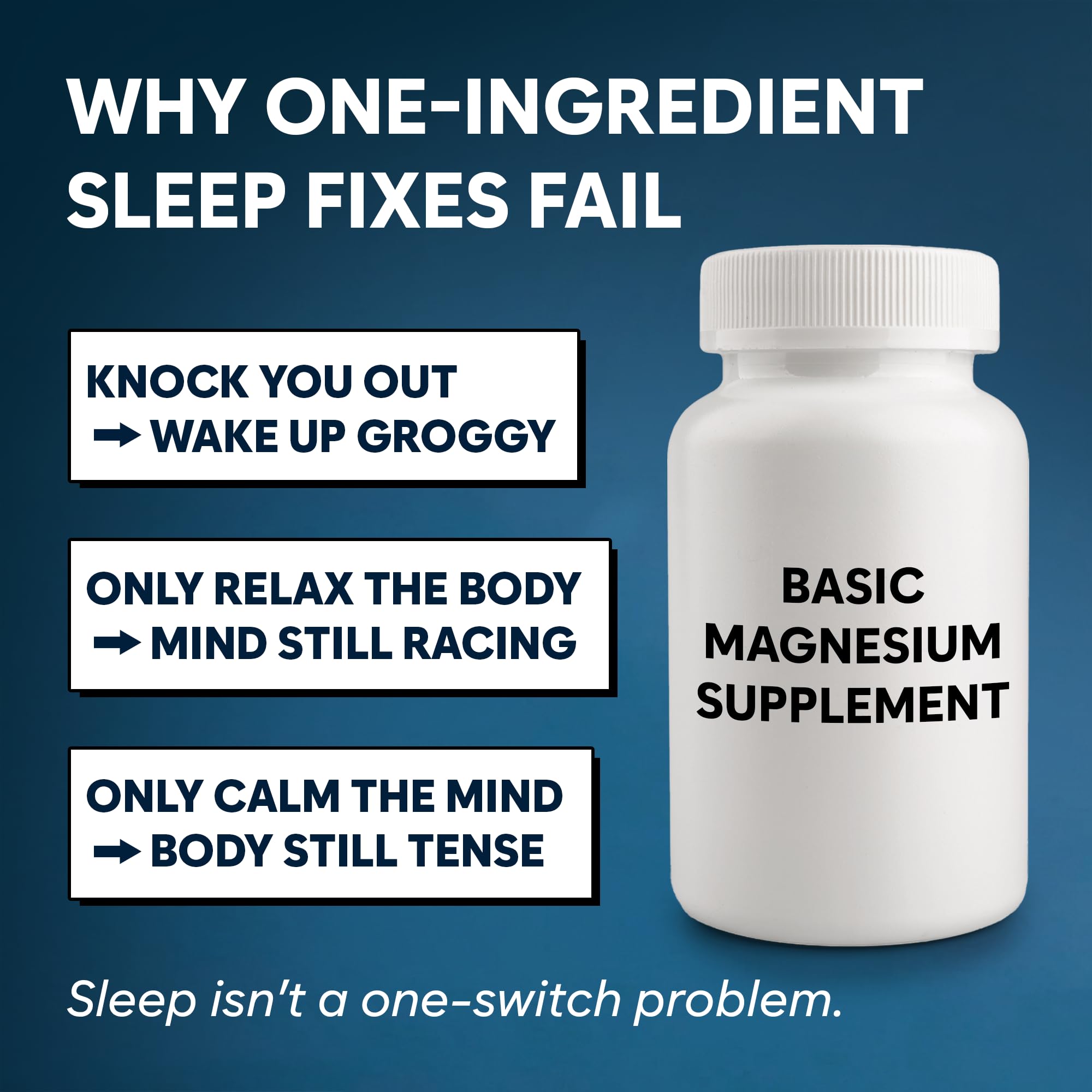 Facime vegan clean-label sleep formula packaging highlights melatonin-free design.