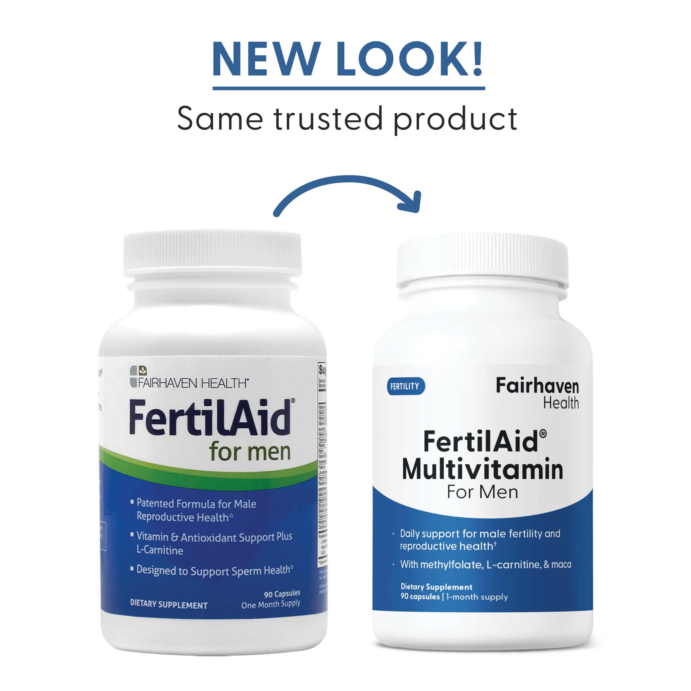Fairhaven Health FertilAid for Men brand logo representing trusted support.