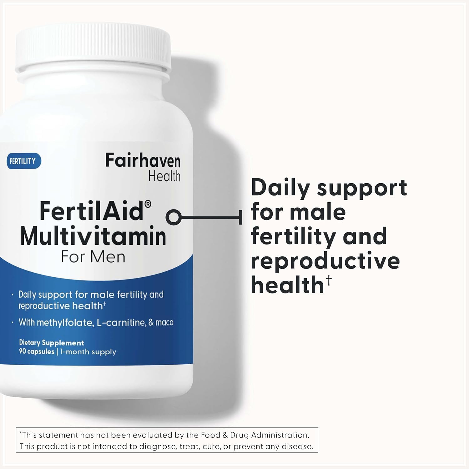 Fairhaven Health FertilAid MotilityBoost combo daily dosage chart for reference.