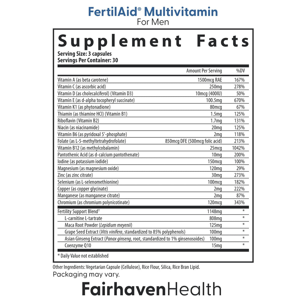 Fairhaven Health MotilityBoost for Men bottle - potential support for sperm motility
