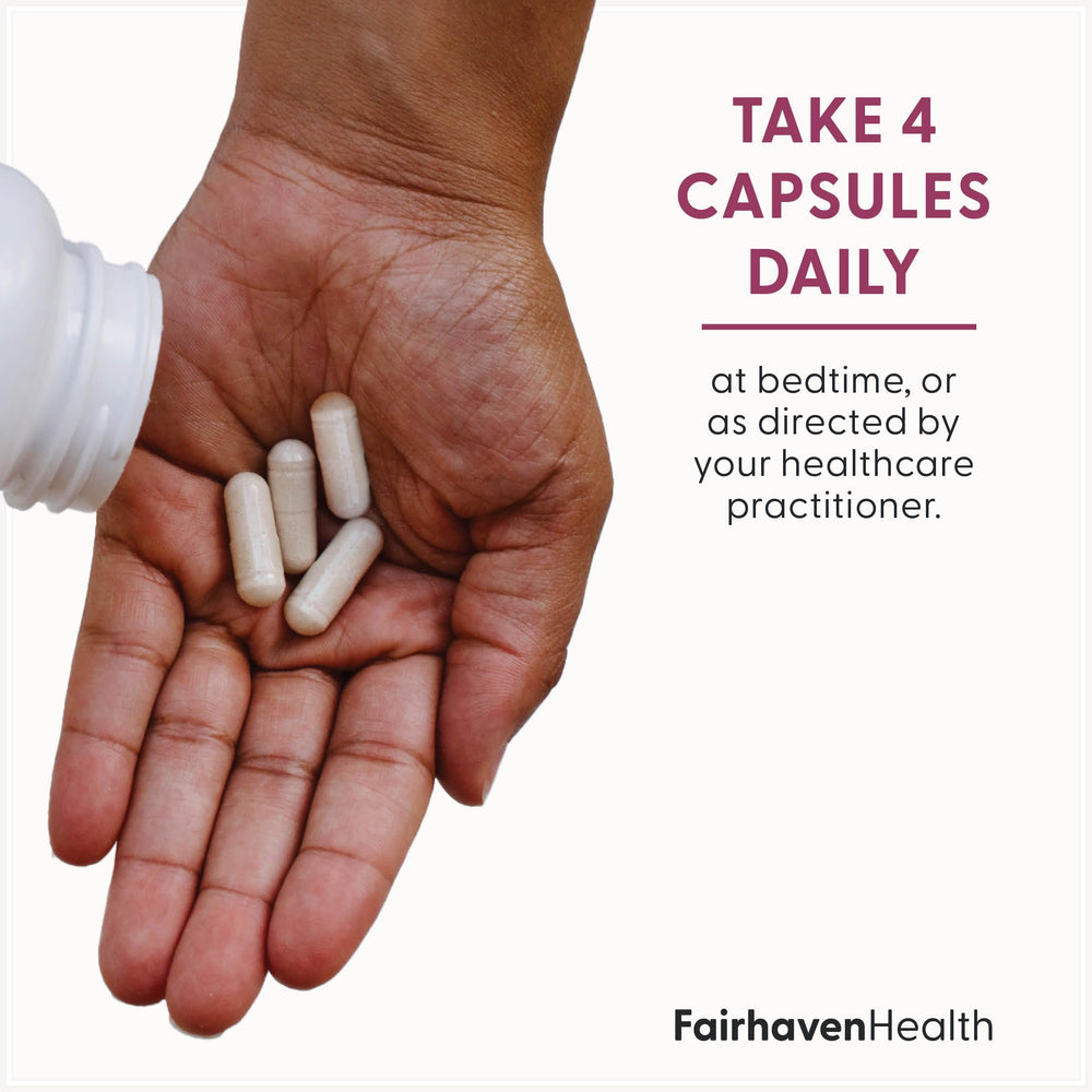 Close-up of Ovaboost label highlighting key ingredients for reproductive support.