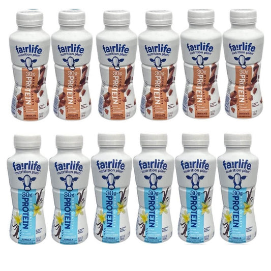 Fairlife Nutrition Plan Vanilla shake bottle with smooth texture, ideal for quick meals